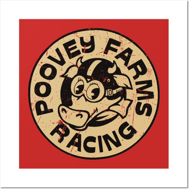 Poovey Farms Racing Vintage Wall Art by 14RF